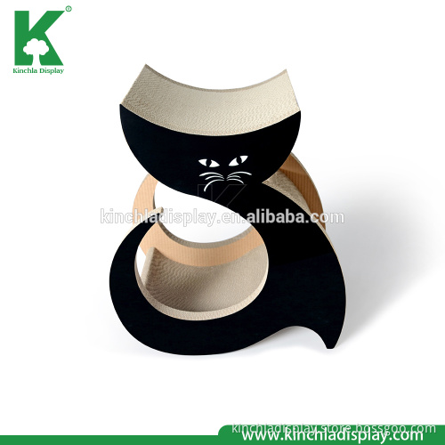 Eye Catching Cat Shaped Cardboard Cat Scratcher / Cat Toys / Cat lounge